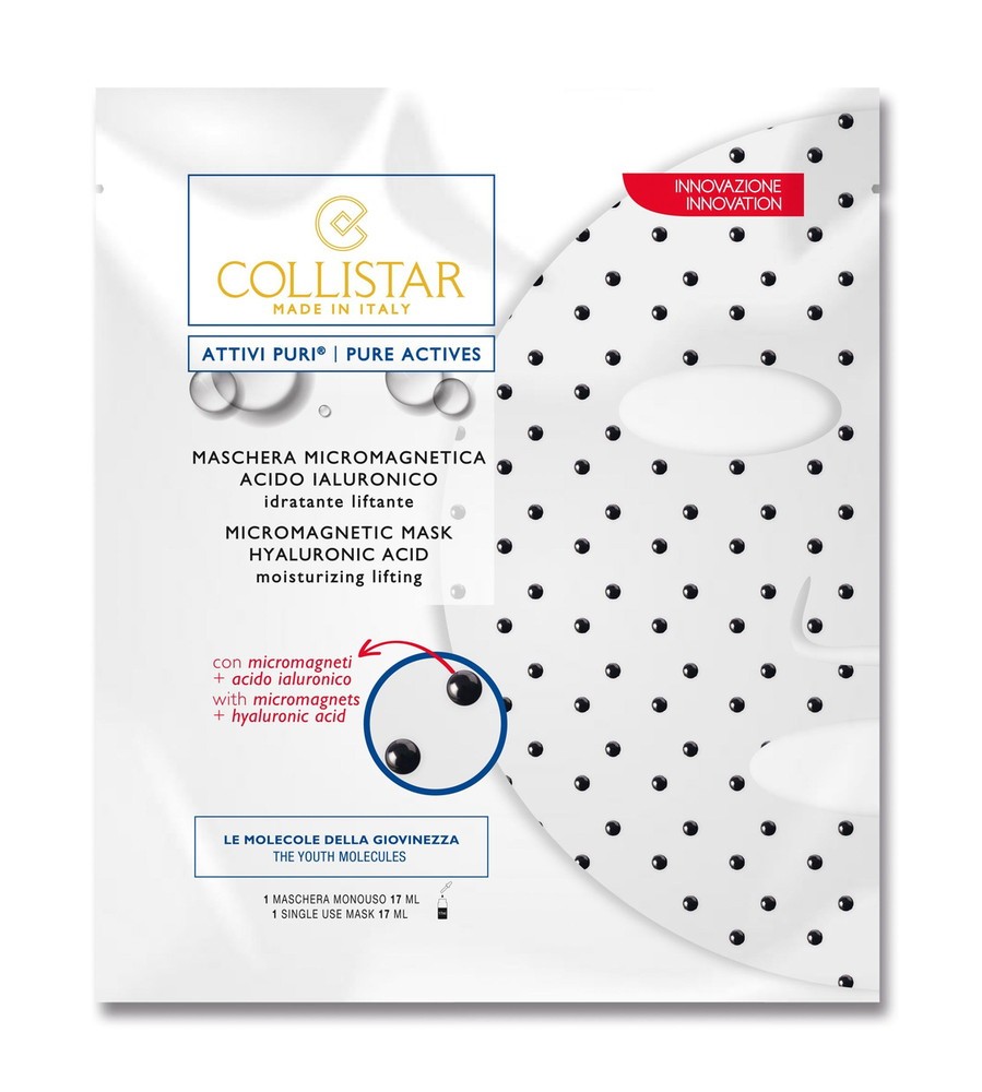 Collistar ATTIVI PURI Maschera Micromagnetica Acido Ialuronico Anti Età